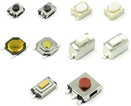 250 יחידות 10 סוגים תיקון מתג מגע כפתורים לרכב שלט רחוק מפתחות החלפת אביזרי פרימיום חומרים כפתורים