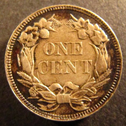 1857 מטבע הנשר המעופף לפני מטבע מלחמת אזרחים
