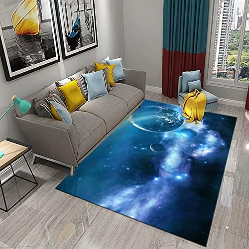 אלואר כחול גלקסי כוכב 3 ד שטיח סלון שטיח ילד ילדה חדר שינה מחקר רצפת מחצלת
