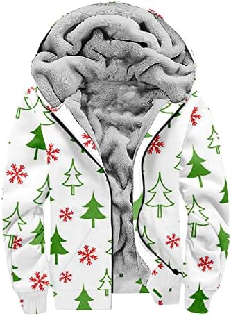 מעיל סתיו של ADSSDQ לגברים, בתוספת חג גודל של חג שרוול ארוך מזדמן גברים חוף מתאים מעילי Zipfront Zipfront חמים עבה גרפיקה