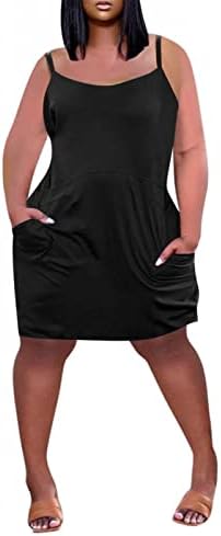 שמלות קוקטייל נוקמופו לנשים 2022 קיץ בתוספת גודל צווארון שרוול קצר שמלת כיס מזדמן