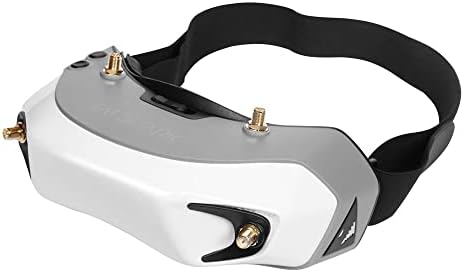 דומינטור כריש שמן HD דיגיטלי משקפי FPV/אוזניות, לבן