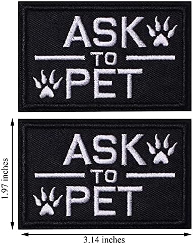 חבילה של J.Carp 2 בקש לחיית מחמד טלאי כלבים עם 2 חתיכות טקטי טקטי טלאי דגל אמריקאי