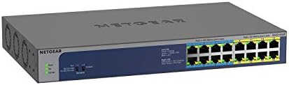 מתג NetGear POE 24 יציאה של Gigabit Ethernet מתג רשת לא מנוהל - עם 24 X POE+ @ 300 W, Desktop או Rackmount והגנה מוגבלת